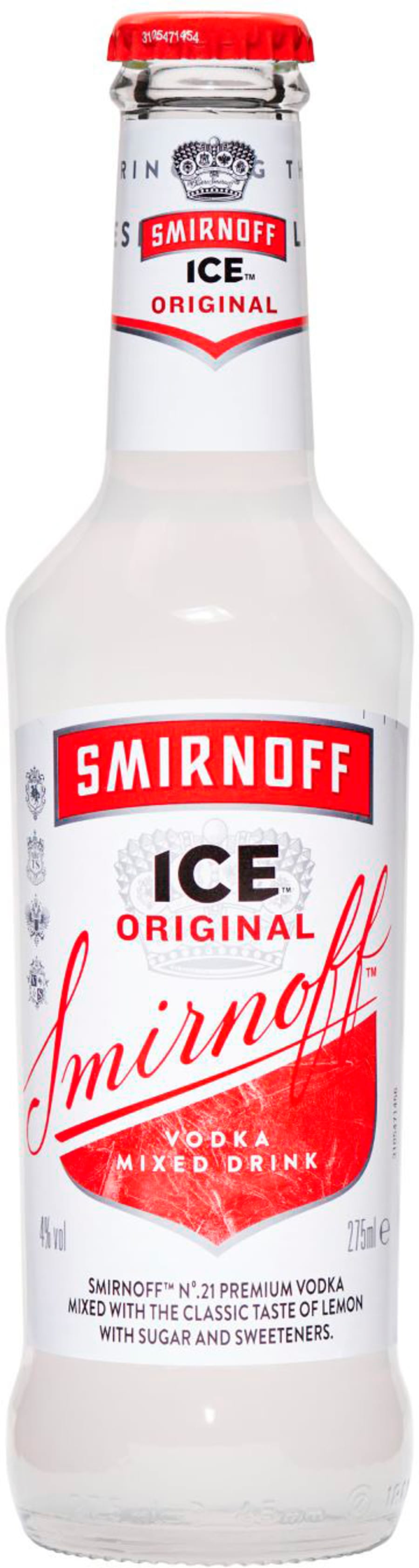 Smirnoff ice calories