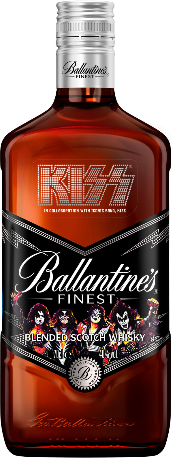 Ballantine's Finest KISSコラボ 750ml Ballantine's Finest KISS Limited Edition - Scotland - Whisky | Alko
