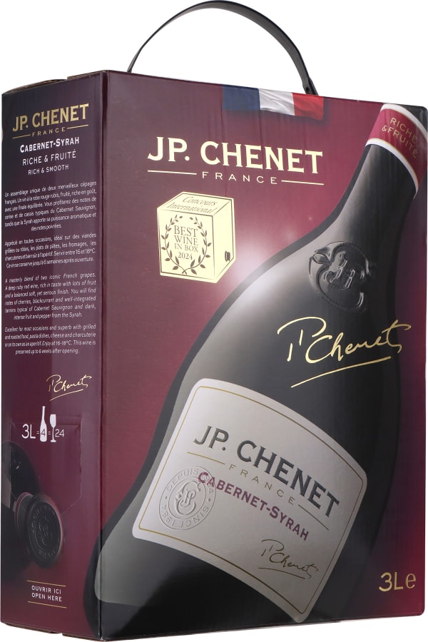 Jp Chenet Cabernet Syrah Bag In Box Alko