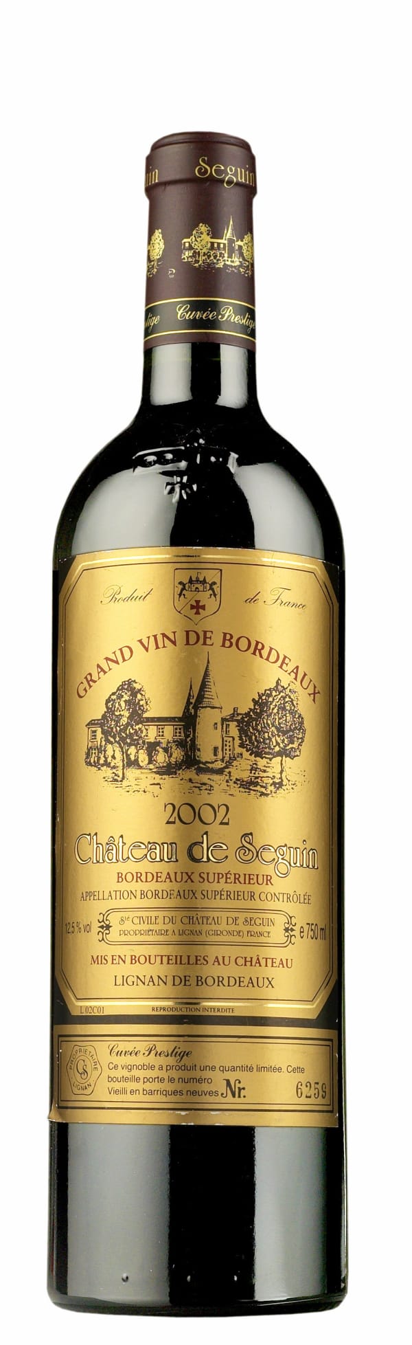 Château de Seguin Cuvée Prestige 2022