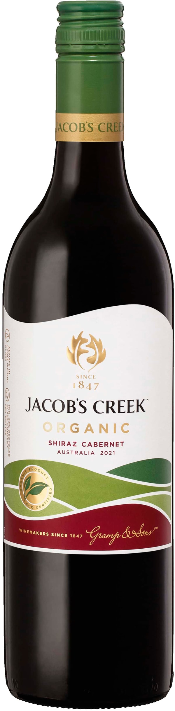Jacob's Creek Organic Shiraz 2019 Alko
