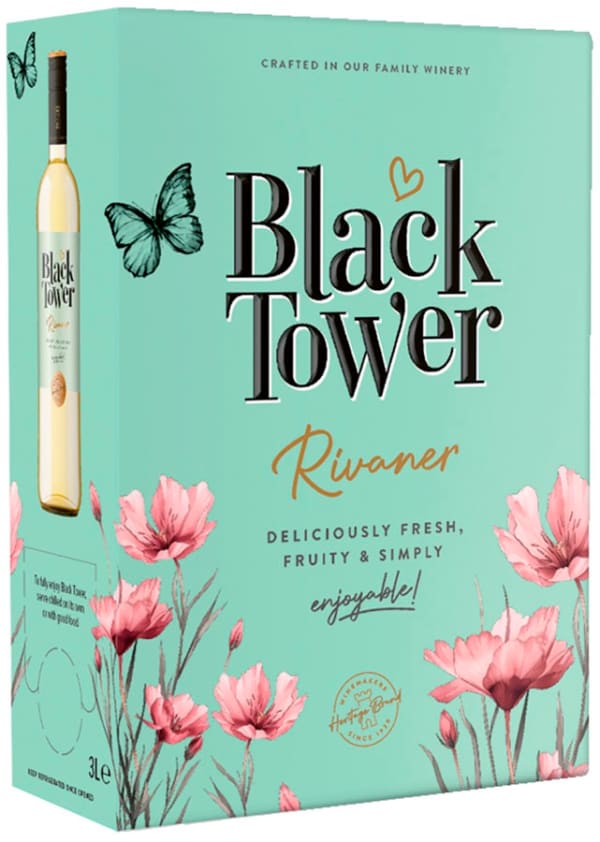 Black Tower Rivaner 2017 baginbox White wine Alko