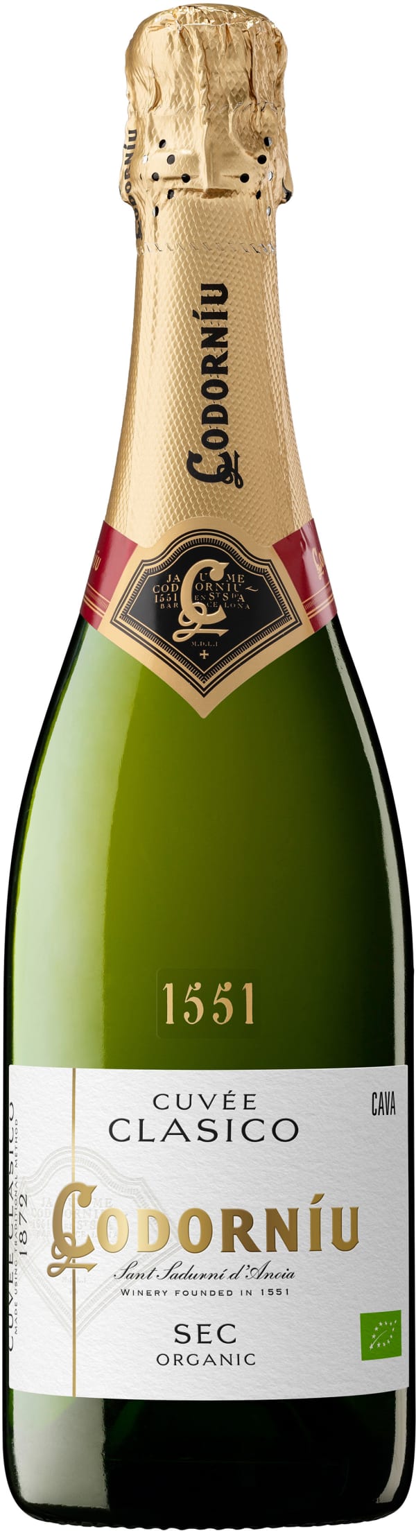 Codorníu Clásico Cava Sec Organic