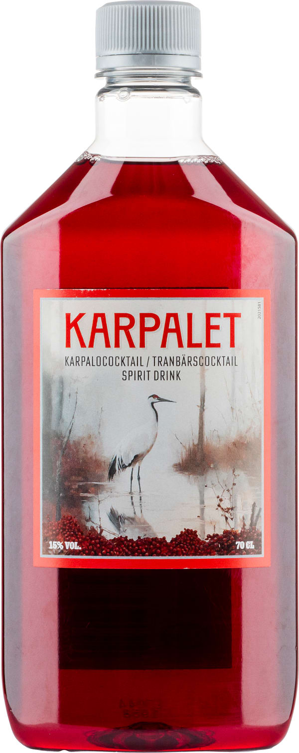 Karpalet muovipullo
