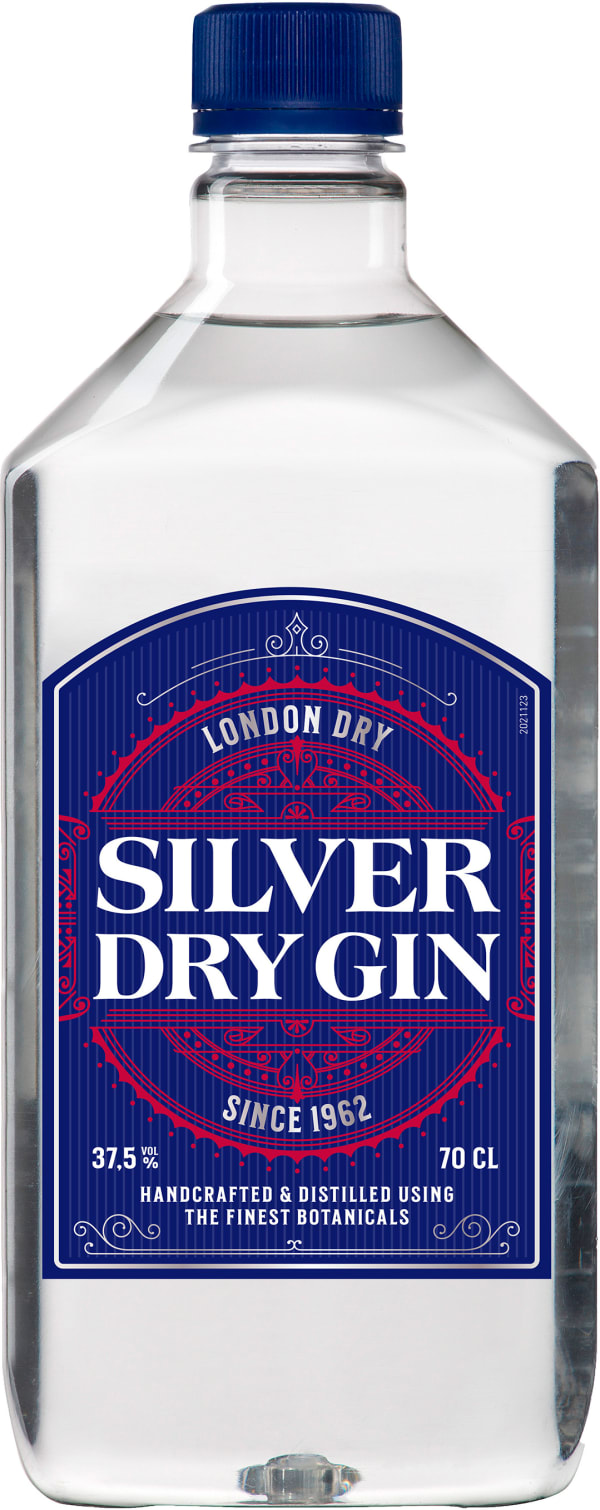 Silver Dry Gin muovipullo