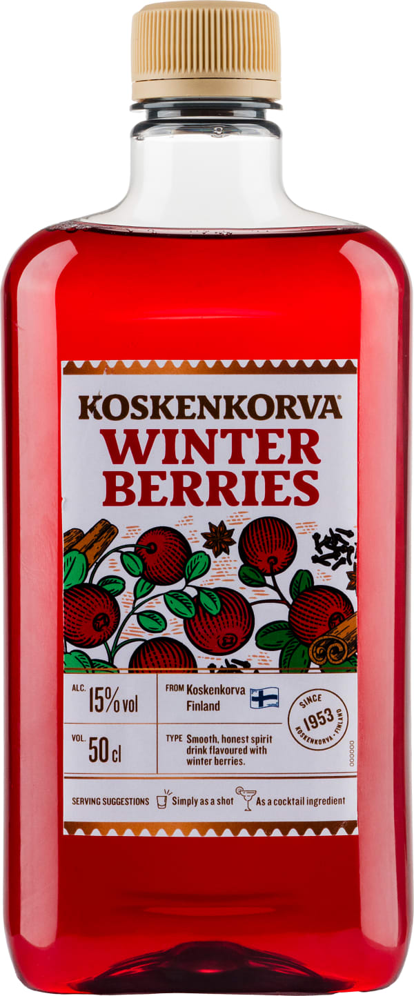 Koskenkorva Winter Berries muovipullo