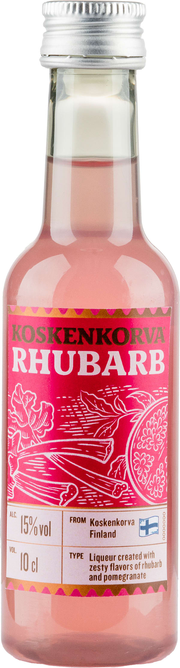 Koskenkorva Rhubarb Pomegranate  muovipullo