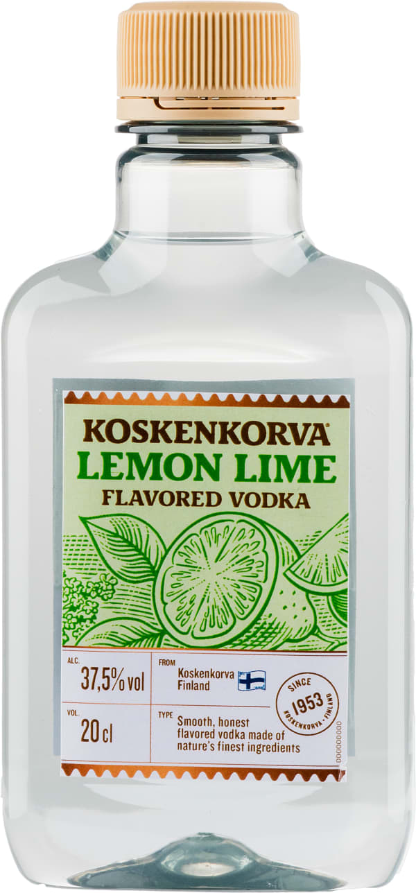 Koskenkorva Vodka Lemon Lime muovipullo