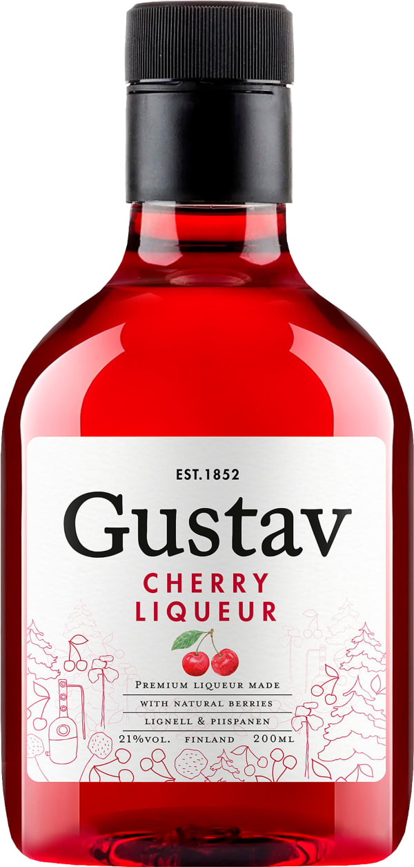Gustav Cherry Liqueur muovipullo