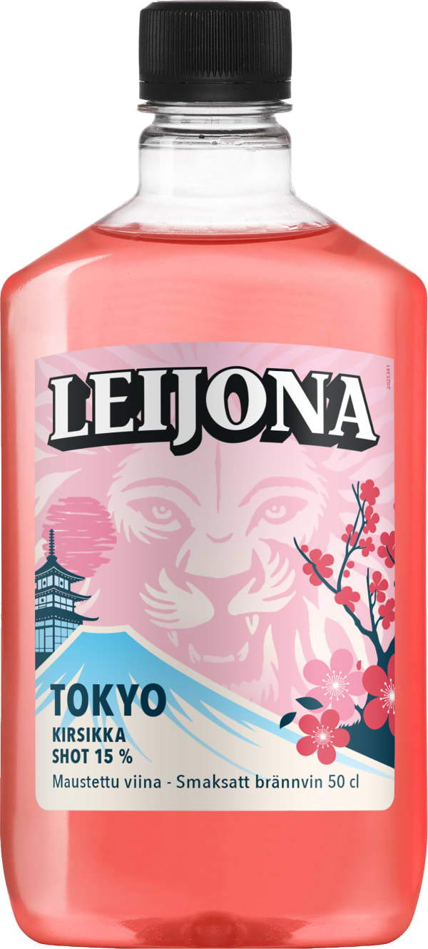 Leijona Tokyo Kirsikka muovipullo
