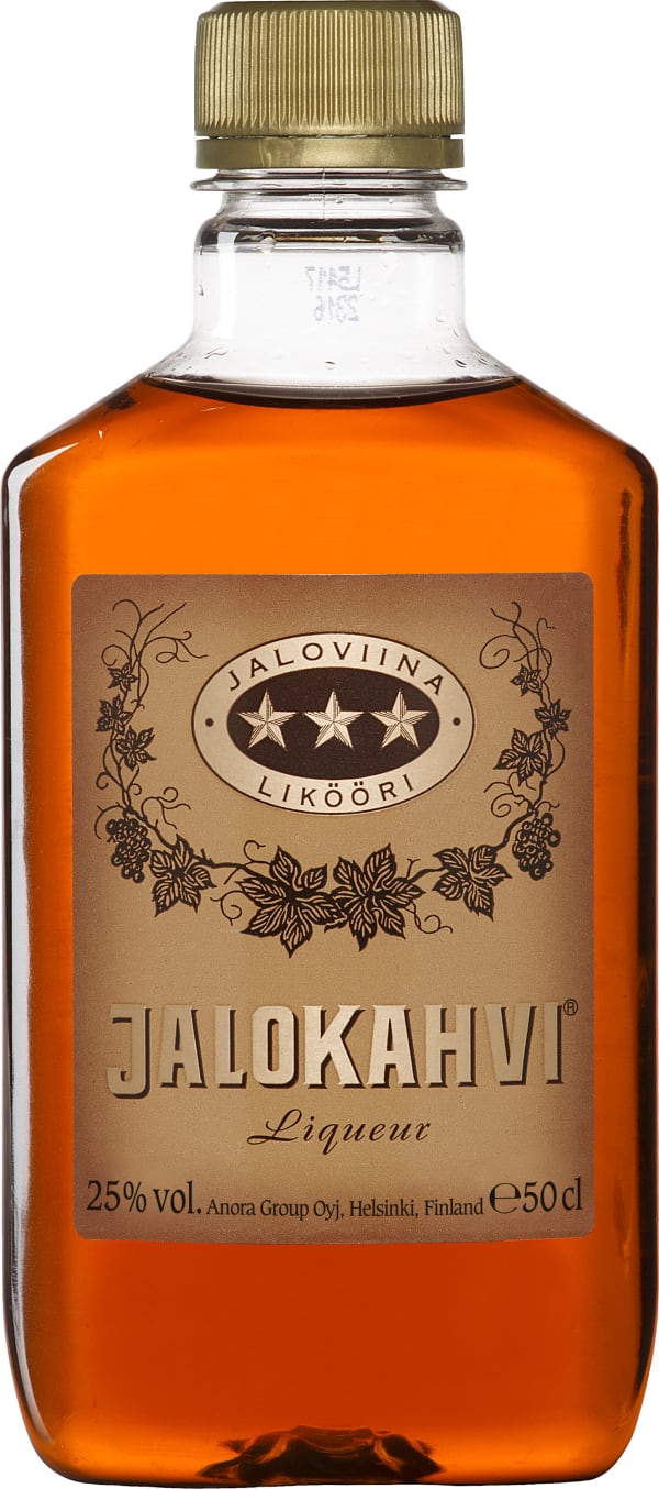Jalokahvi muovipullo
