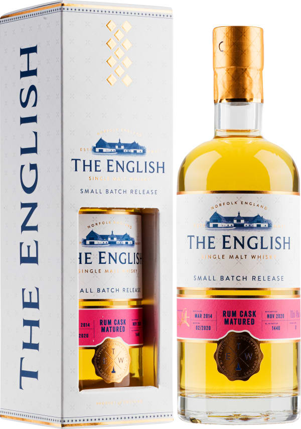 The English Small Batch Rum Cask Single Malt