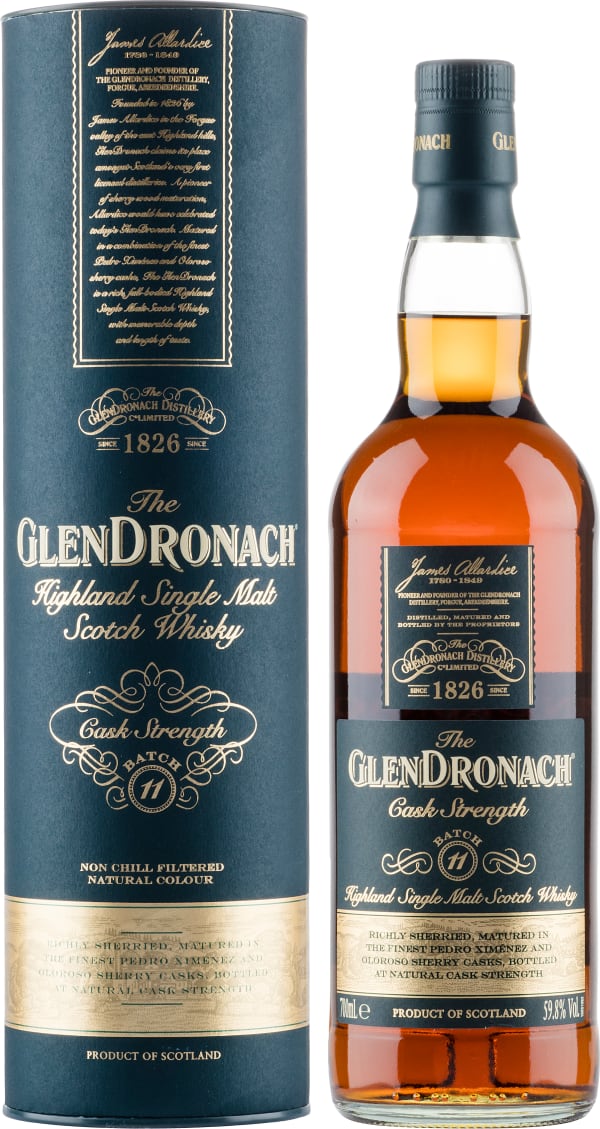 The GlenDronach Cask Strength Batch 11 Single Malt