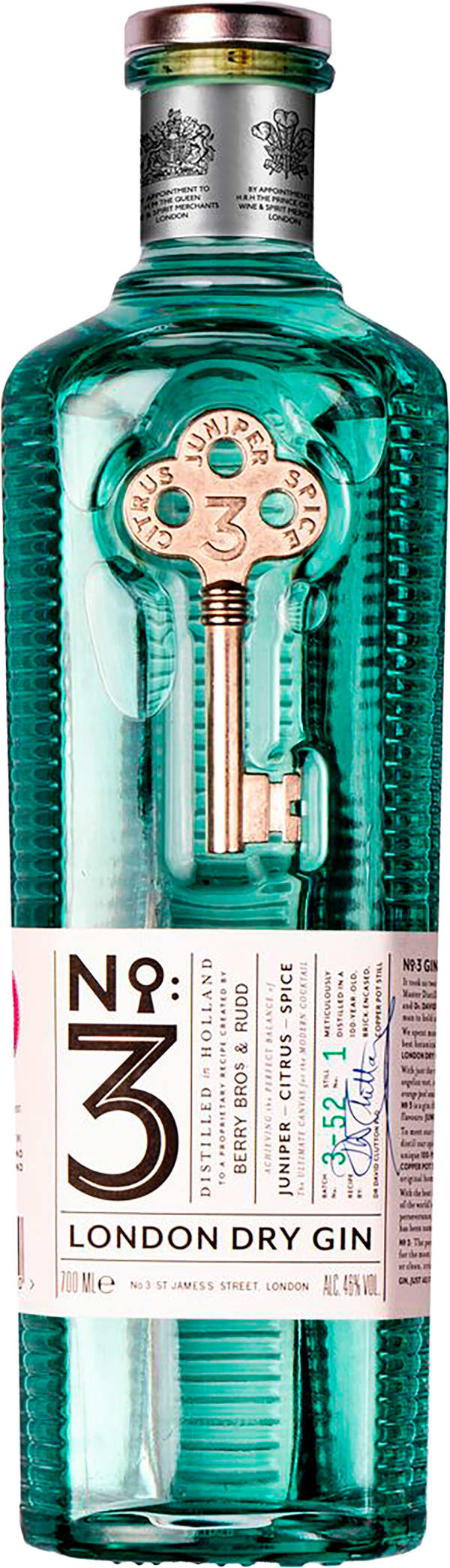 No 3 London Dry Gin