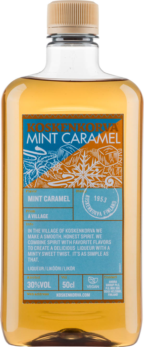 Koskenkorva Mint Caramel muovipullo