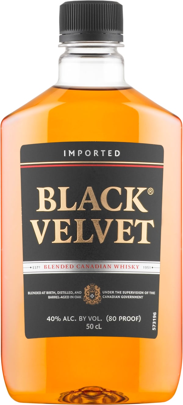 Black Velvet muovipullo