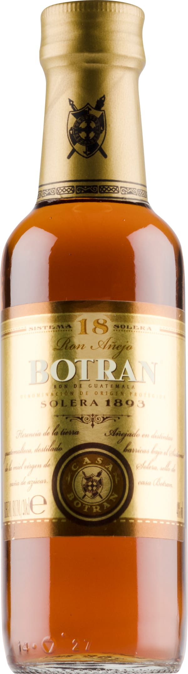 Botran 1893 Añejo Solera 18 kuva 1/1