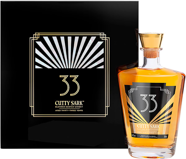 Cutty Sark 33 Year Old Art Deco Limited Edition