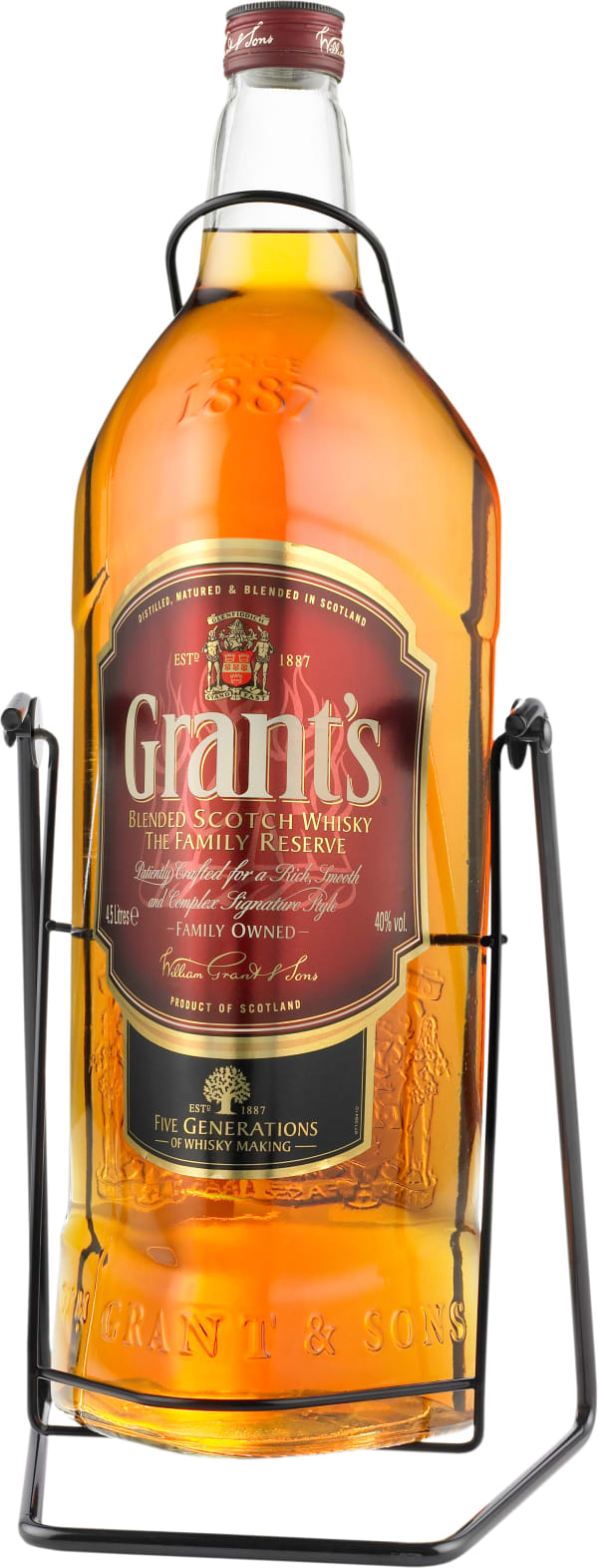 Виски качели 4.5 литра купить. Вильям Грантс виски. Виски Грантс Фамили резерв, 4,5л. Виски Грантс 4.5 литра. Виски Grants Blended Scotch Whisky.