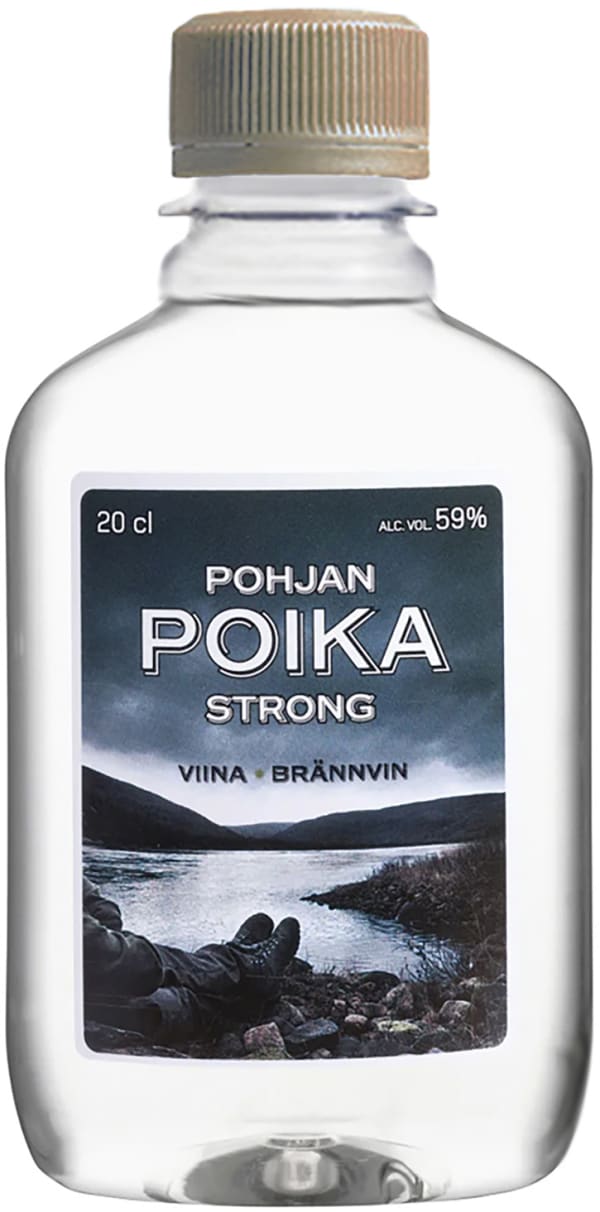 Pohjan Poika Strong Vodka muovipullo