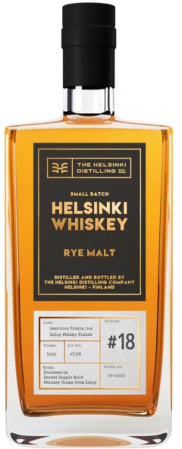 Helsinki Whiskey Rye Malt Islay Whisky Finish Release #18