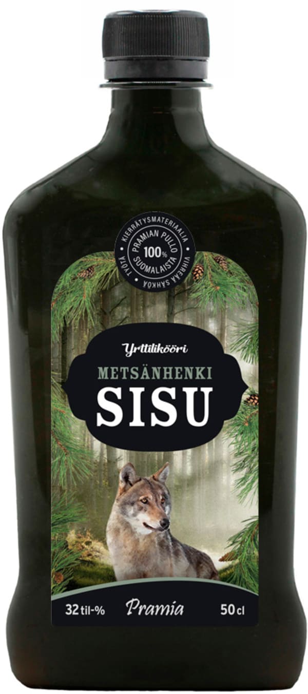 Metsänhenki Sisu muovipullo