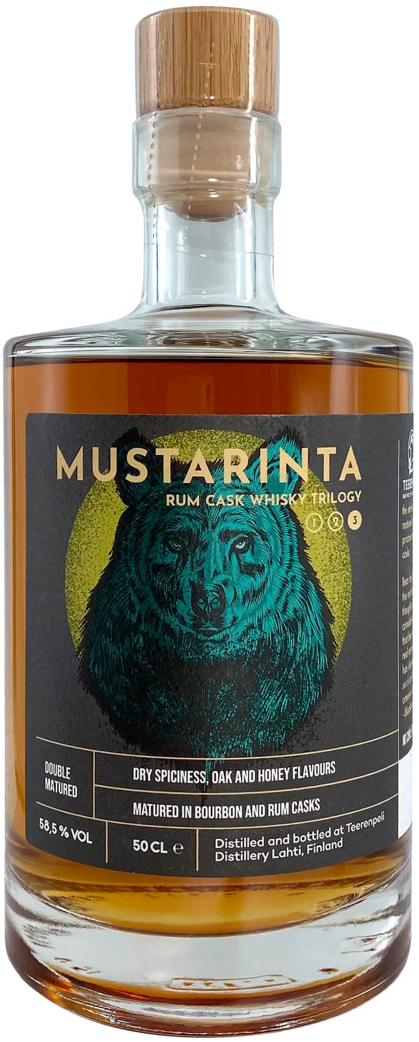 Teerenpeli Mustarinta Double Matured Rum Cask Single Malt Whisky | Alko