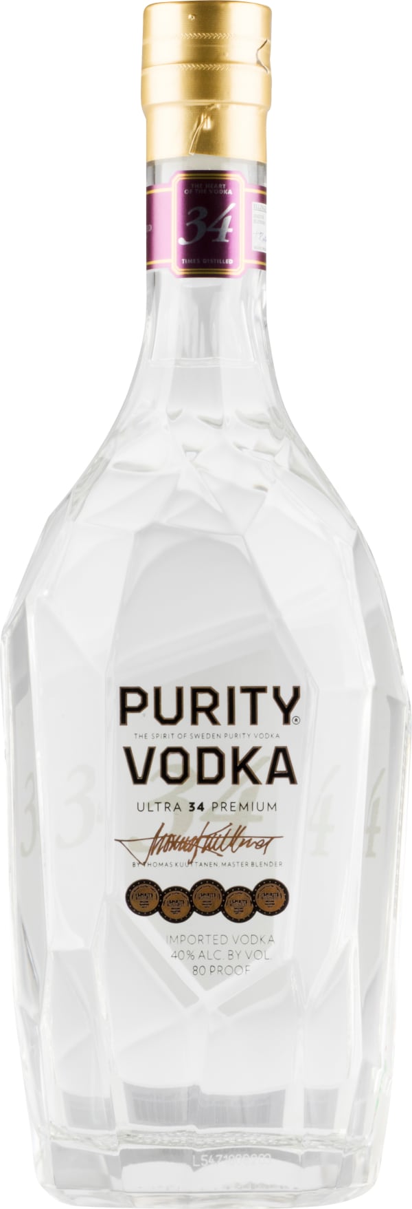 Purity Vodka Ultra 34 Premium