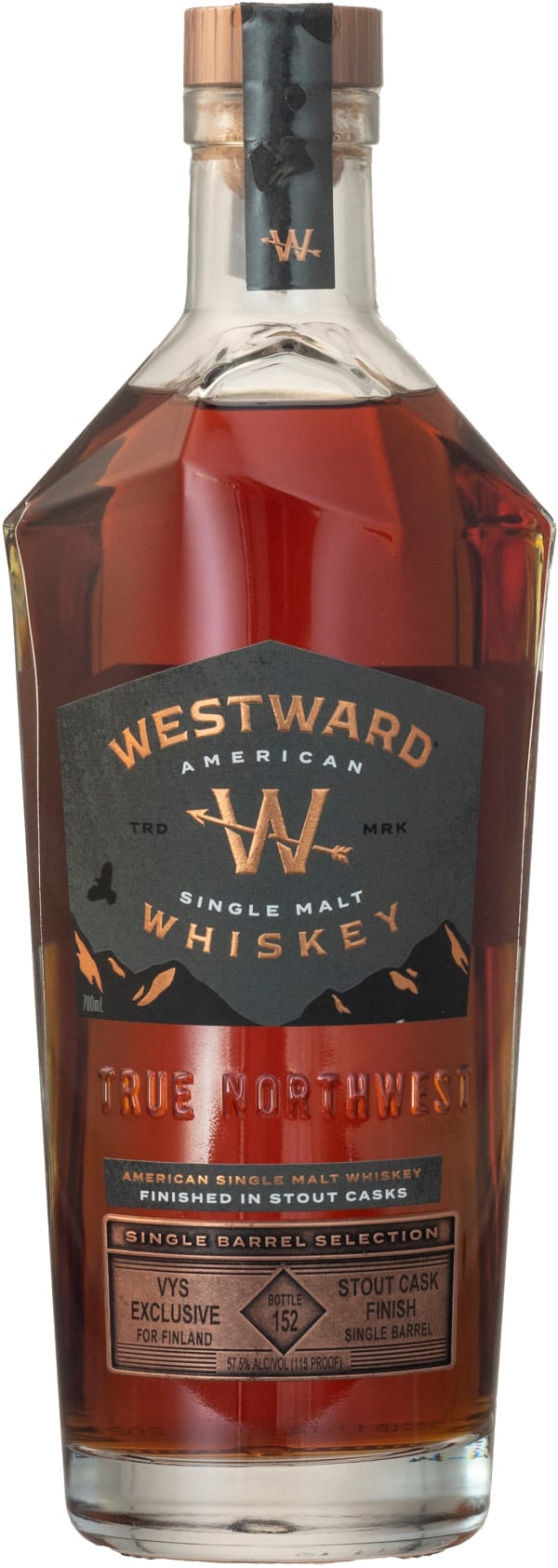 Westward Single Barrel Selection VYS Stout Cask Finish Single Malt