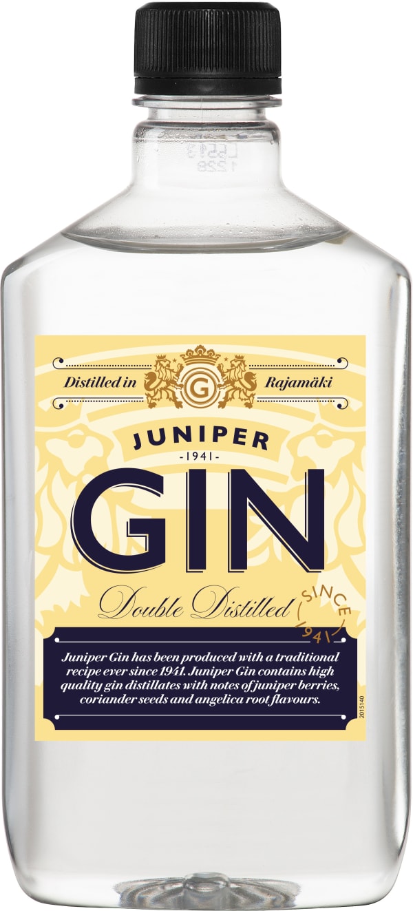 Juniper Gin muovipullo