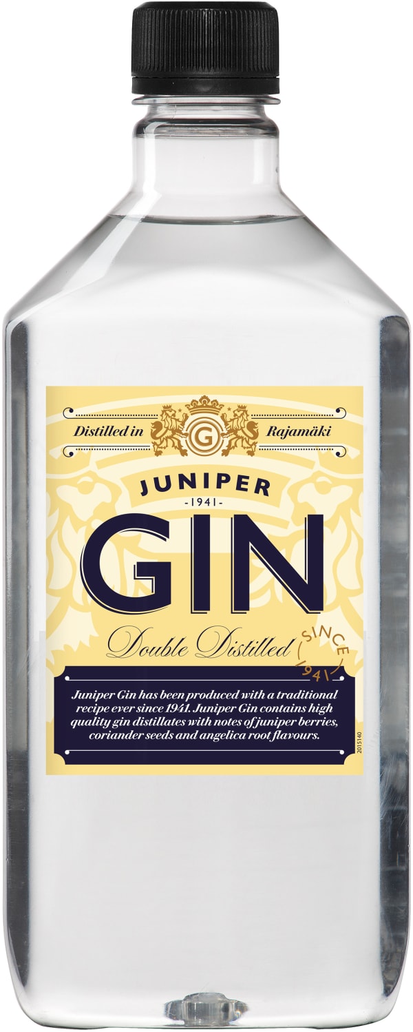 Juniper Gin muovipullo