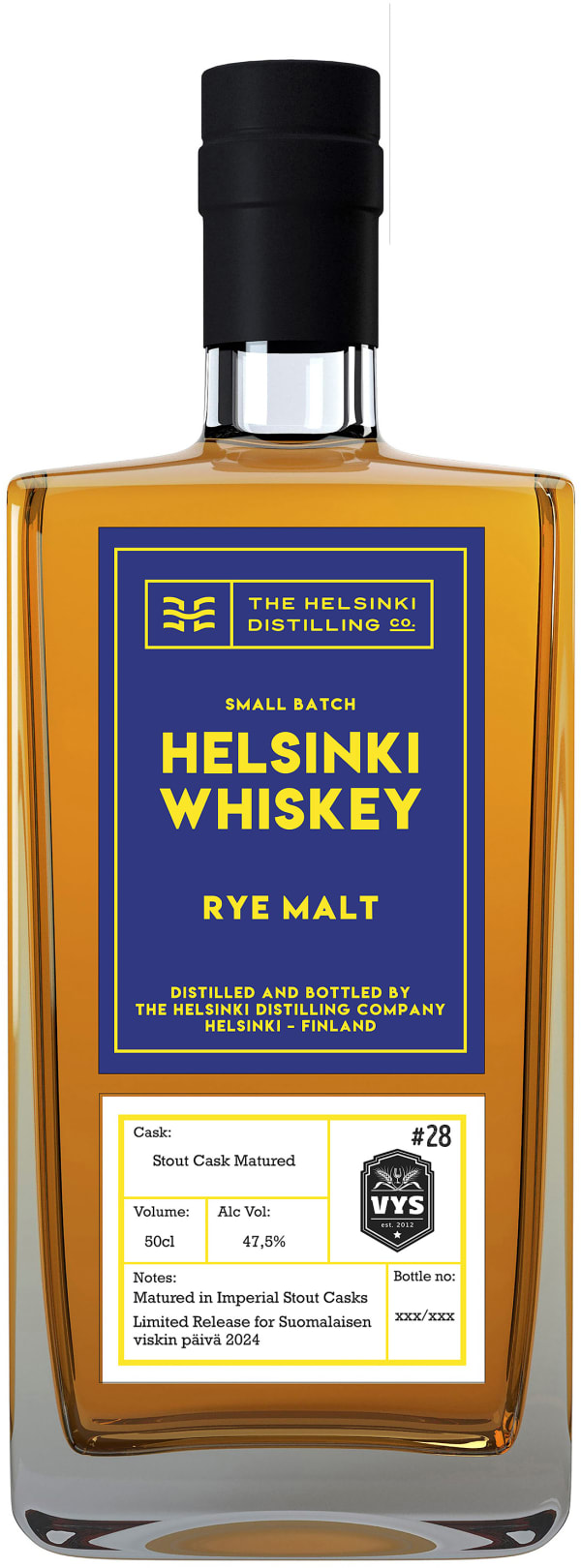 Helsinki Whiskey #28 VYS Stout Cask Matured Rye Malt