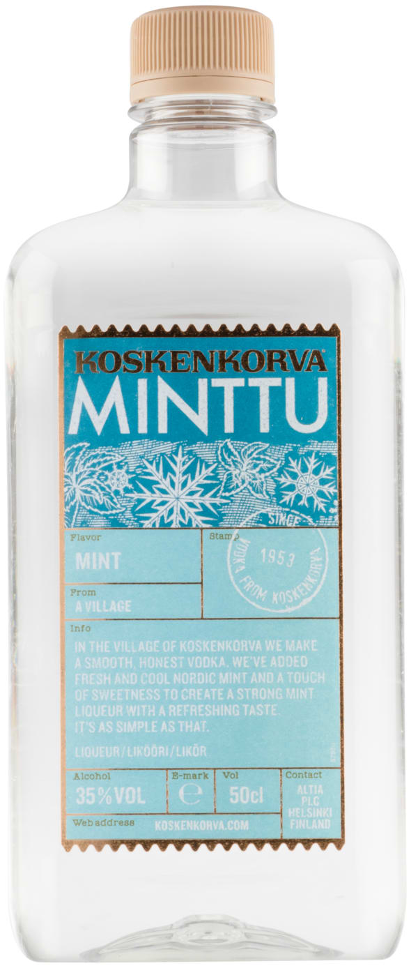 Koskenkorva Minttu muovipullo