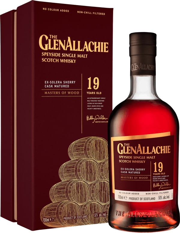 GlenAllachie Masters of Wood 19 Year Old Ex-Solera Sherry Cask Speyside Single Malt