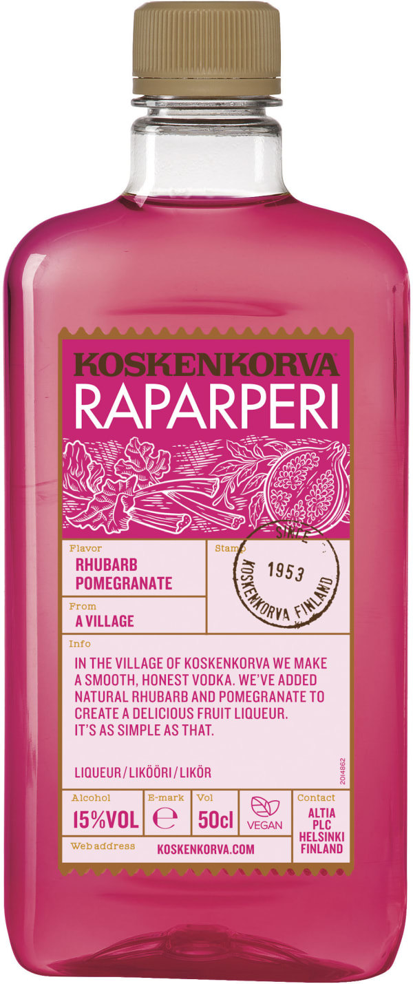 Koskenkorva Rhubarb Pomegranate muovipullo