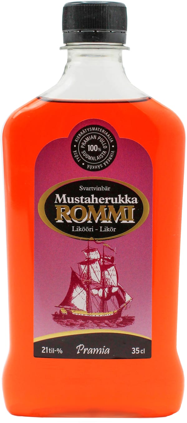 Pramia Mustaherukka Rommi Likööri plastflaska bild 1/1