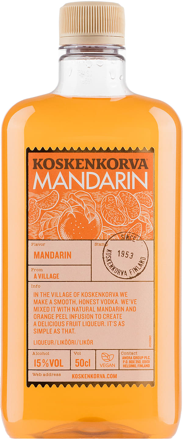 Koskenkorva Mandarin muovipullo