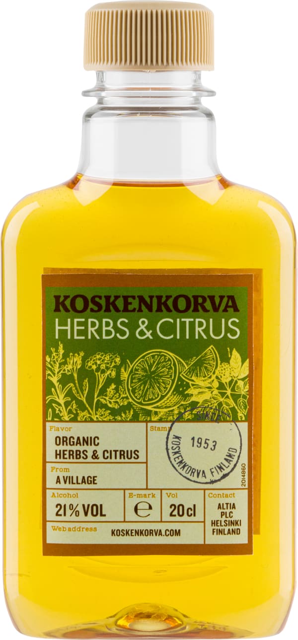 Koskenkorva Herb & Citrus muovipullo