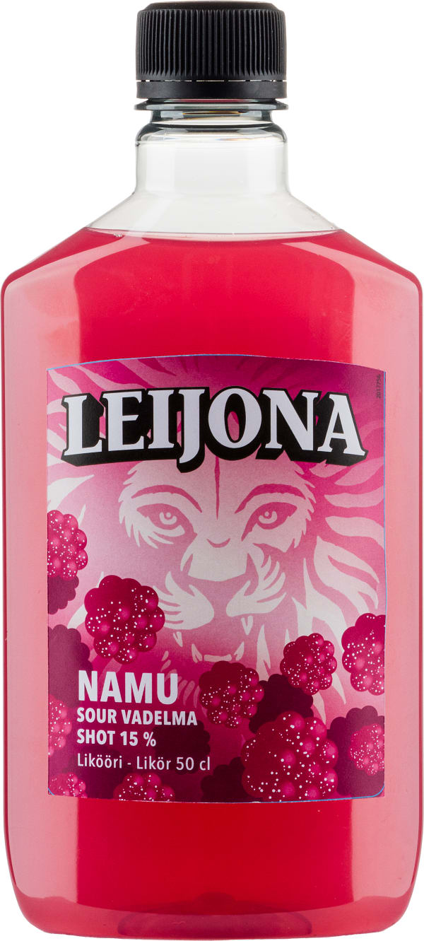 Leijona Namu Sour Vadelma muovipullo