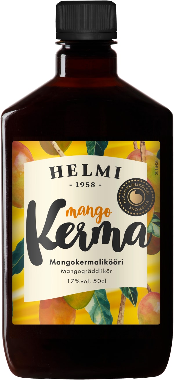 Helmi Mangokermalikööri muovipullo