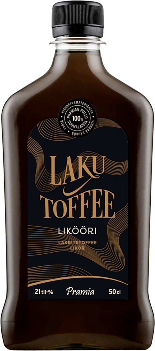 Laku-Toffee likööri muovipullo