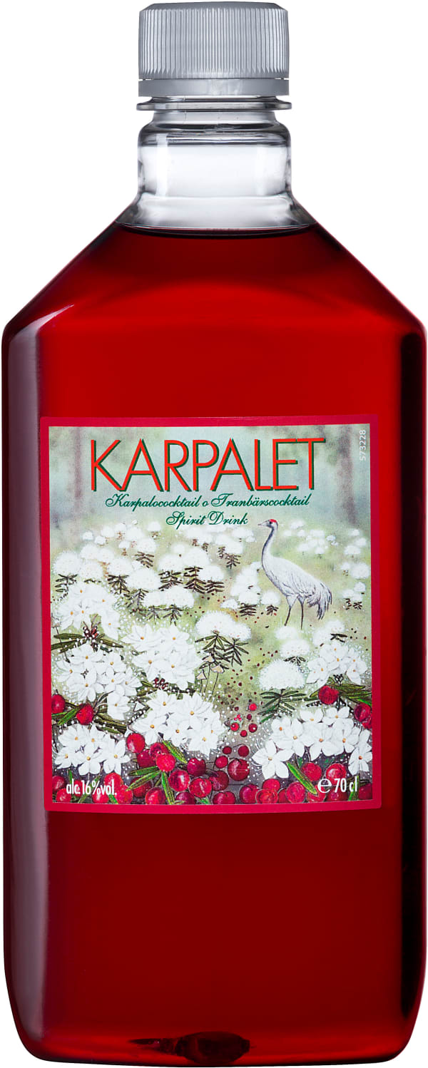 Karpalet muovipullo
