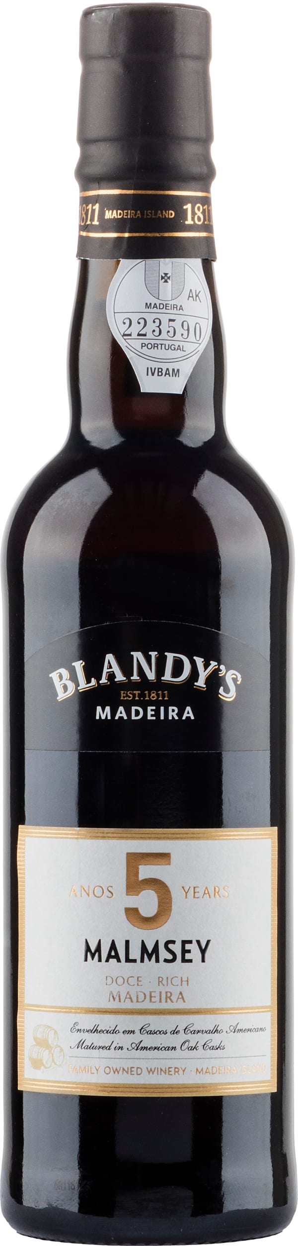 Blandy's 5 Years Old Malmsey Rich Madeira