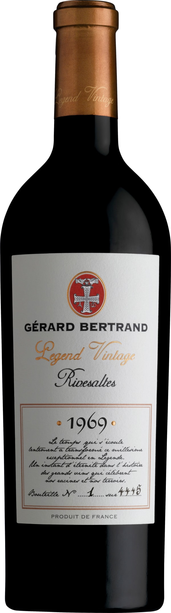 Gérard Bertrand Legend Vintage Rivesaltes 1969