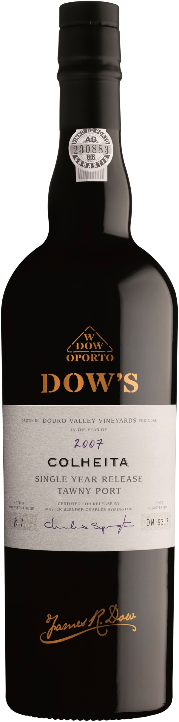 Dow's Colheita Single Harvest Tawny Port 2007