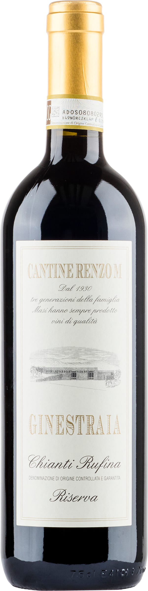 Cantine Renzo M Ginestraia Chianti Rufina Riserva 2021