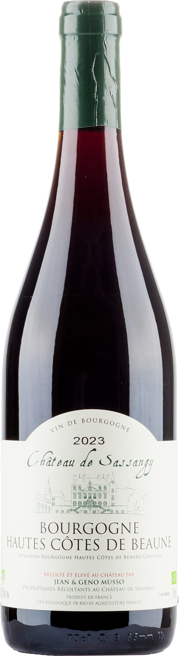 Château de Sassangy Hautes Côtes de Beaune 2023