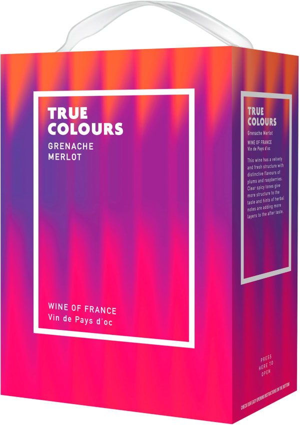 True Colours Grenache Merlot 2024 hanapakkaus