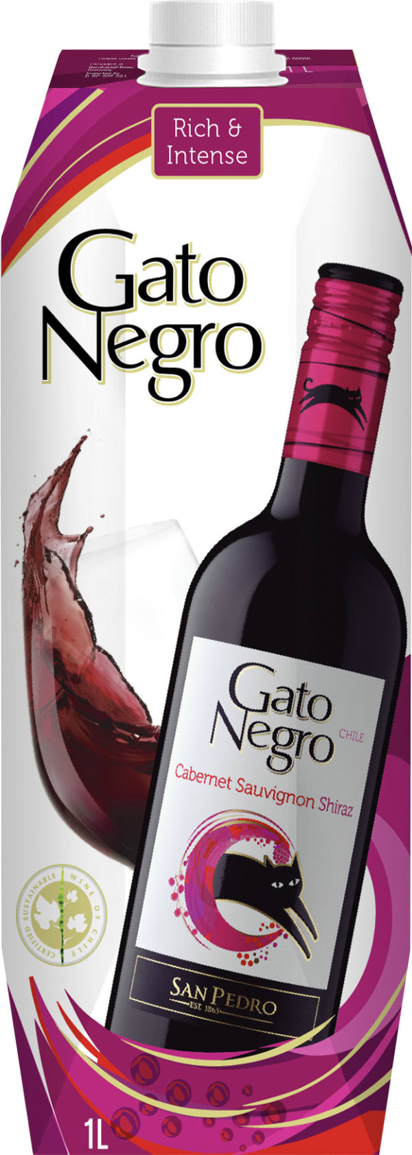 Gato Negro Cabernet Sauvignon Shiraz kartonkitölkki