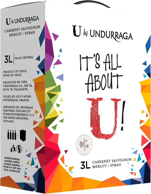 U by Undurraga Cabernet Sauvignon Merlot Syrah 2021 hanapakkaus